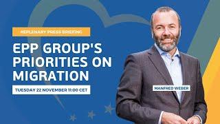 EPP Group Press briefing: EPP Group's priorities on migration