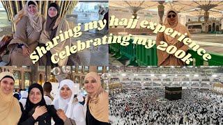 Sharing my Hajj experience  #saharafsha #hajjmemories #hajj2024