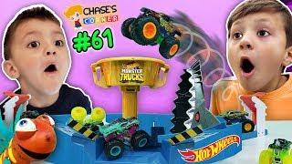 Chase's Corner: HOT WHEELS MONSTER TRUCKS Mecha Shark Face Off w/ Shawn! | (#61) DOH MUCH FUN