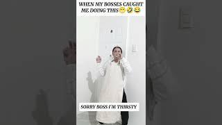 I'M THIRSTY MY BOSSES  #funny #viral #hamad #funnycomedy #trendingvideo #comedyfilms