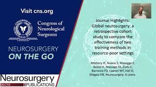 Journal Highlight: Global Neurosurgery: A Retrospective Cohort Study to Compare the Effectiveness