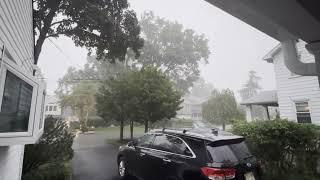 Strong Slow-Moving and Drenching Thunderstorms - Pompton Plains, NJ August 18, 2024