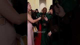 Ke Huy Quan & Cynthia Erivo Sing with @AmeliaDimoldenberg on the Oscars Red Carpet