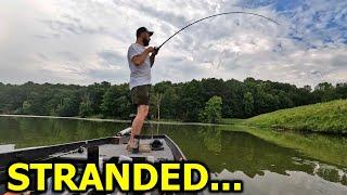 I Got STRANDED While Fishing During a THUNDERSTORM!!