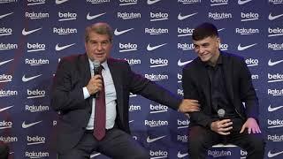 La Liga| Barcelona president Laporta inadvertently calls Pedri "Messi"