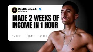 Raul Ibarra Made 2 Weeks of Income in 1 Hour