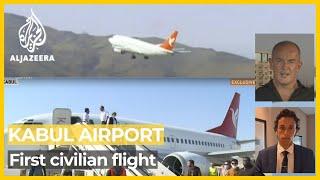 Kabul airport: First civilian flight leaves for Mazar-i-Sharif | Al Jazeera Breakdown