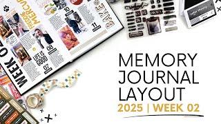 Memory Journal With Me 2025 | Week 02 Hemlock & Oak Planner