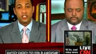 Roland Martin talks with Don Lemon about Massey Energy CEO, Don Blankenship