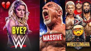 WHAT! Alexa Bliss OUT FROM WWE ? WrestleMania 41 CRAZY TICKET SALES, Goldberg FINAL MATCH| WWE News