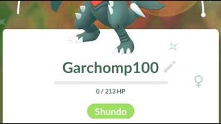 When i got 100iv + shiny garchomp