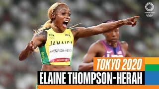 ‍️ The BEST of Elaine Thompson-Herah  at the Olympics