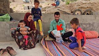 Village life. Narges and Babak spend a lot of time taking care of goats these days