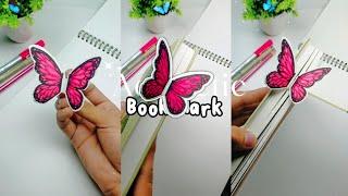 DIY Aesthetic Paper Butterfly Bookmark 