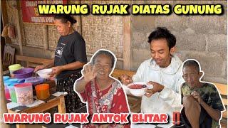 Beli rujak untuk bapak suroto ‼️ Warung rujak ANTOK BLITAR diatas gunung