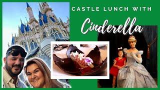 CINDERELLAS ROYAL TABLE! Three Course Lunch INSIDE The Castle | FULL Experience | VLOGMAS DAY 6
