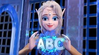 Frozen Land ABC Song: "Let Us Learn" with Alisa! | Learn the English Alphabet