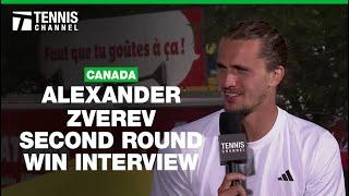 Alexander Zverev Talks Quick Turnaround From The Olympics To Montreal | 2024 Montreal 2nd Round