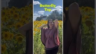  DIY- Butterfly Top #fashion #sewinstyle #sewing