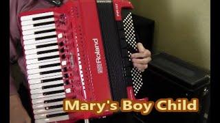 Roland 4x Accordion, Mary's Boy Child, Dale Mathis Accordion