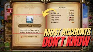 Some Accounts Don't Know that it Can ACHIEVE So Much MORE! - Summoners War