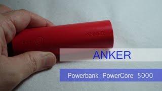 Anker PowerBank PowerCore 5000 Red (unboxing)