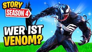 Wer ist VENOM? Spider-Man & Carnage! | Season 4 BOSS & HELDEN Story | Fortnite Event Geschichte