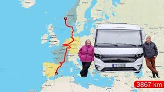 Road trip from Norway to Spain