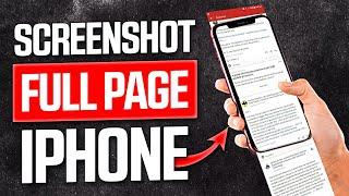 How to Take a Screenshot of a Full Page on iPhone