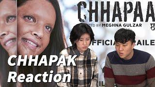 Chhapaak Official Trailer Reaction by Koreans | Deepika Padukone | Vikrant Massey | Meghna Gulzar |