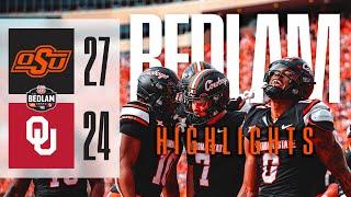 The Best in Oklahoma: Bedlam 2023 Highlights - Oklahoma State 27, OU 24