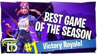 BEST GAME OF FORTNITE SEASON 3 (Fortnite Battle Royale) | OpTicBigTymeR