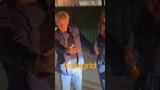 Sean Penn and girlfriend Olga Korotkova at Giorgio Baldi in Santa Monica