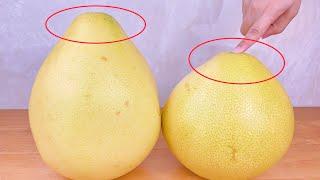 Whether the grapefruit is sweet or not, you can know it at a glance.  Selecting grapefruit