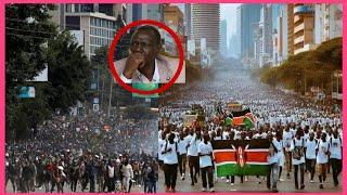 Ruto must Go!MILIONS OF GEN Z storms NAIROBI  UHURU gardens as police surrender today SABA SABA