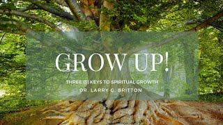 Grow Up! Three (3) Keys To Spiritual Growth - Dr. Larry G. Britton