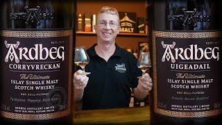 Ardbeg - Corryvreckan 57,1 % vs. Uigeadail 54,2 % Vol.