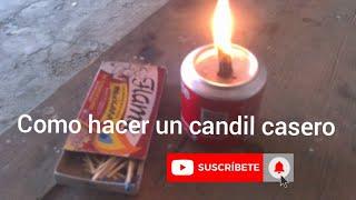  Como hacer un candil casero 