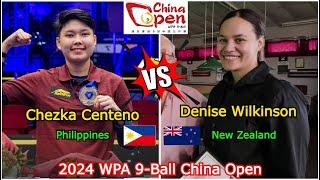 Chezka Centeno VS Denise Wilkinson | 2024 WPA 9-Ball China Open - Round 2 - LiveStream