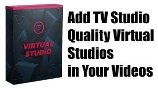 3D Virtual Studio Review Demo Bonus - Add TV Studio Quality Virtual Studios in Your Videos
