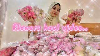 Flowers haul video.. | Malayalam | kraft area