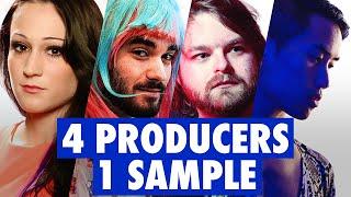 4 PRODUCERS FLIP THE SAME SAMPLE ft. Dorian Electra, Neon Vines, ABSRDST, Diveo