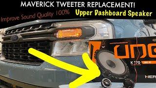 FORD MAVERICK UPPDER DASH SPEAKER REPLACEMENT! (Improve your poor audio)