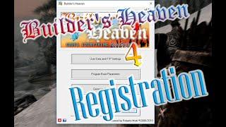 Builder's Heaven 4 - Registration Process with UserKey File