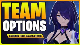 Acheron Best teammate is *NOT* Nihility | Acheron Team Calculations | Honkai Star Rail