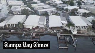 A first look at the damage from Hurricane Helene storm surge