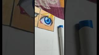 Boruto eye drawing pt 4 #anime #nitesh #drawing #shorts