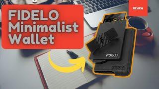 Fidelo Minimalist Wallet - Budget friendly slim wallet!