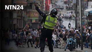 Protestas en Venezuela de miles de ciudadanos que no aceptan el resultado del CNE a favor de Maduro