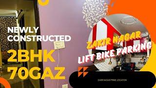 Newly Constructed 70Gaz 2+1BHK Flat For Sale in Zakir Nagar Car Parking #zakirnagar  #realestate